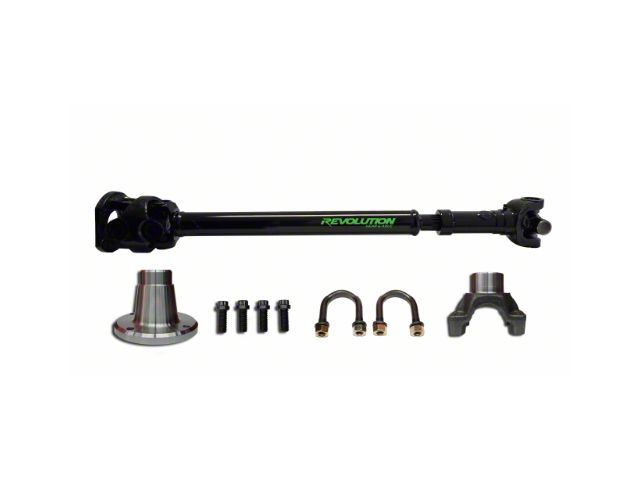 Revolution Gear & Axle 1350 CV Front Driveshaft with Pinion Yoke and T-Case Yoke (07-18 Jeep Wrangler JK)