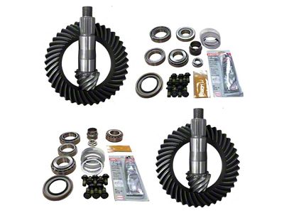 Revolution Gear & Axle Dana 44 Front Axle/44 Rear Axle Ring and Pinion Gear Kit with Master Overhaul Kit; 4.88 Gear Ratio (20-24 Jeep Gladiator JT Launch Edition, Rubicon)