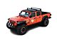 Rhino-Rack Heavy Duty 2-Bar Backbone Roof Rack with RLT600 Legs; Black (20-24 Jeep Gladiator JT w/ Hard Top)