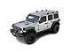 Rhino-Rack Heavy Duty RCL 3-Bar Backbone Roof Rack; Silver (18-24 Jeep Wrangler JL 4-Door w/ Hard Top)