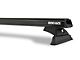 Rhino-Rack Heavy Duty RCL BackBone 2-Bar Roof Rack; Black (07-18 Jeep Wrangler JK 4-Door w/ Hard Top)