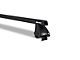 Rhino-Rack Heavy Duty 2500 Front 1-Bar Roof Rack; Black (05-23 Tacoma Double Cab; 16-23 Tacoma Access Cab)