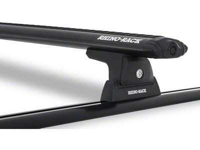 Rhino-Rack Vortex RLT600 Trackmount 2-Bar Roof Rack; Black (07-21 Tundra Double Cab)