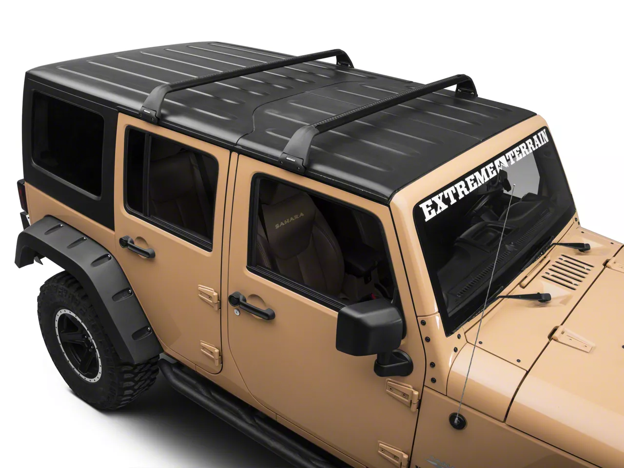 Rhino-Rack Jeep Wrangler Vortex SG 2 Bar Roof Rack; Black SG59 (07-10 ...