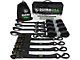 Rhino USA Medium Duty Ratchet Strap Tie-Down Kit; 4-Pack; Black