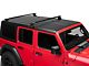 Rhino-Rack Vortex RL110 2-Bar Roof Rack; Black (18-24 Jeep Wrangler JL 4-Door)