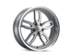 Ridler 608 Gloss Grey Milled 5-Lug Wheel; 20x8.5; 0mm Offset (05-15 Tacoma)