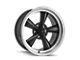 Ridler 675 Matte Black Machined 5-Lug Wheel; 17x8; 0mm Offset (05-15 Tacoma)