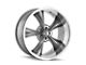 Ridler 695 Gloss Grey Machined 5-Lug Wheel; 17x7; 0mm Offset (05-15 Tacoma)