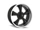 Ridler 695 Matte Black Machined 5-Lug Wheel; 17x7; 0mm Offset (05-15 Tacoma)