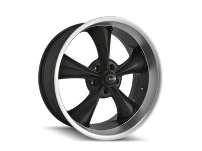 Ridler 695 Matte Black Machined 5-Lug Wheel; 17x8; 0mm Offset (05-15 Tacoma)