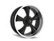 Ridler 695 Matte Black Machined 5-Lug Wheel; 18x8; 0mm Offset (05-15 Tacoma)