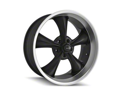 Ridler 695 Matte Black Machined 5-Lug Wheel; 20x10; 0mm Offset (05-15 Tacoma)