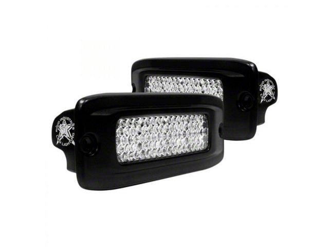 Rigid Industries SR-Q Series Pro Flush Mount LED Backup Light Kit; Flood Diffused Beam (Universal; Some Adaptation May Be Required)