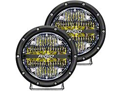 Rigid Industries 6-Inch 360-Series LED Off-Road Lights with White Backlight; Driving Beam (Universal; Some Adaptation May Be Required)