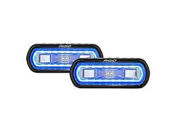 Rigid Industries SR-L Series Off-Road Spreader Flush Mount LED Pod Light with Blue Halo (Universal; Some Adaptation May Be Required)
