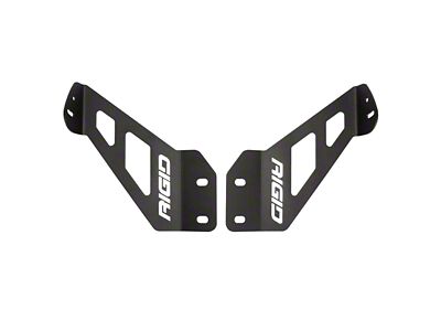 Rigid Industries 20-Inch Adapt LED Light Bar Hood Mount (18-24 Jeep Wrangler JL, Excluding Rubicon 392)