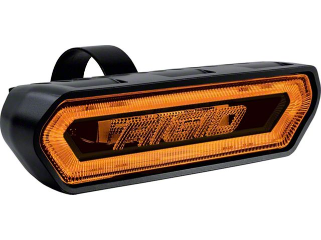 Rigid Industries Chase Rear Facing LED Light with Amber Halo (Universal; Some Adaptation May Be Required)