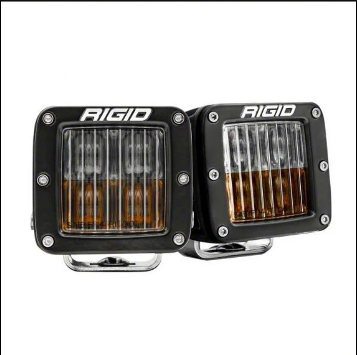 Rigid Industries Titan XD D-Series SAE LED Fog Lights; Yellow/White ...