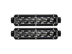 Rigid Industries 6-Inch SR-Series SAE LED Light Bars; Fog Beam (Universal; Some Adaptation May Be Required)