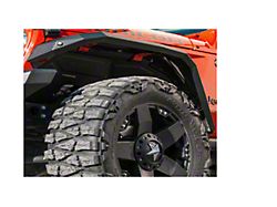 RIVAL 4x4 Aluminum Front Inner Fender Liners; Textured Black (18-24 Jeep Wrangler JL)