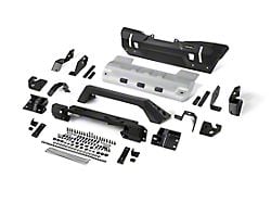 RIVAL 4x4 Stubby Aluminum Front Bumper with Skid Plate and Winch Mount (18-24 Jeep Wrangler JL)