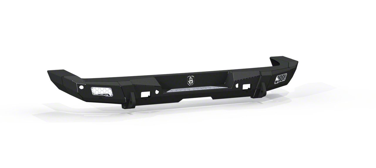 Road Armor Jeep Wrangler IDENTITY Rear Bumper; Textured Black 5183DR0B ...