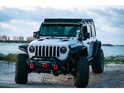 Road Armor Modular Roof Rack; Textured Black (18-24 Jeep Wrangler JL 4-Door)