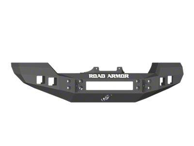 Road Armor Stealth Front Bumper; Satin Black (07-18 Jeep Wrangler JK)