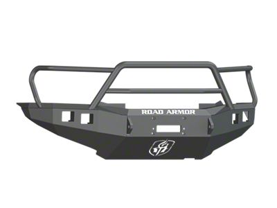 Road Armor Stealth Winch Front Bumper with Lonestar Guard; Satin Black (12-15 Tacoma)