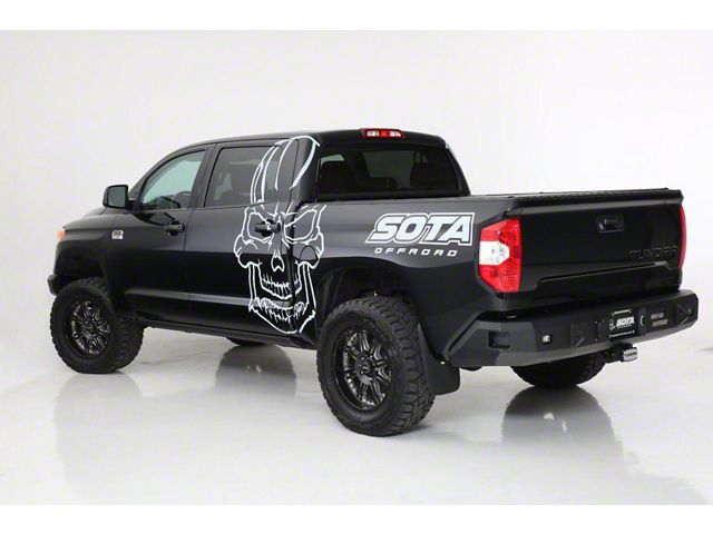 Road Armor Stealth Winch Rear Bumper; Satin Black (14-21 Tundra)