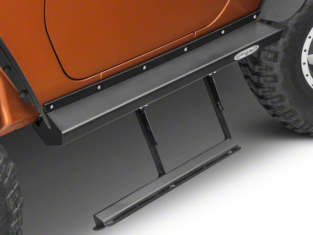 Rock-Slide Engineering 3rd Gen Step Sliders (07-18 Jeep Wrangler JK 2-Door)