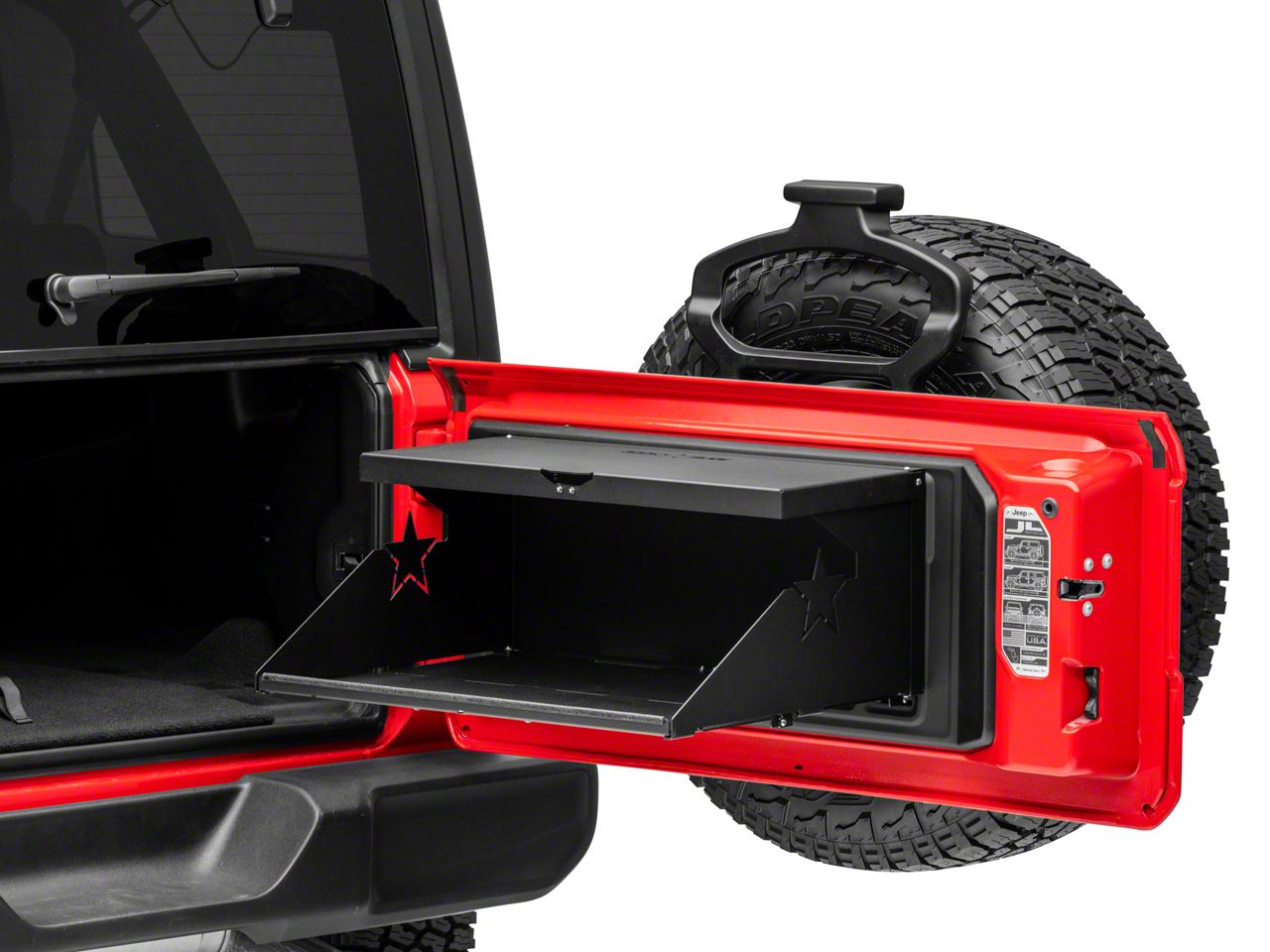 Rock-Slide Engineering Jeep Wrangler Trail Tailgate Table AC-TB-200 (07 ...