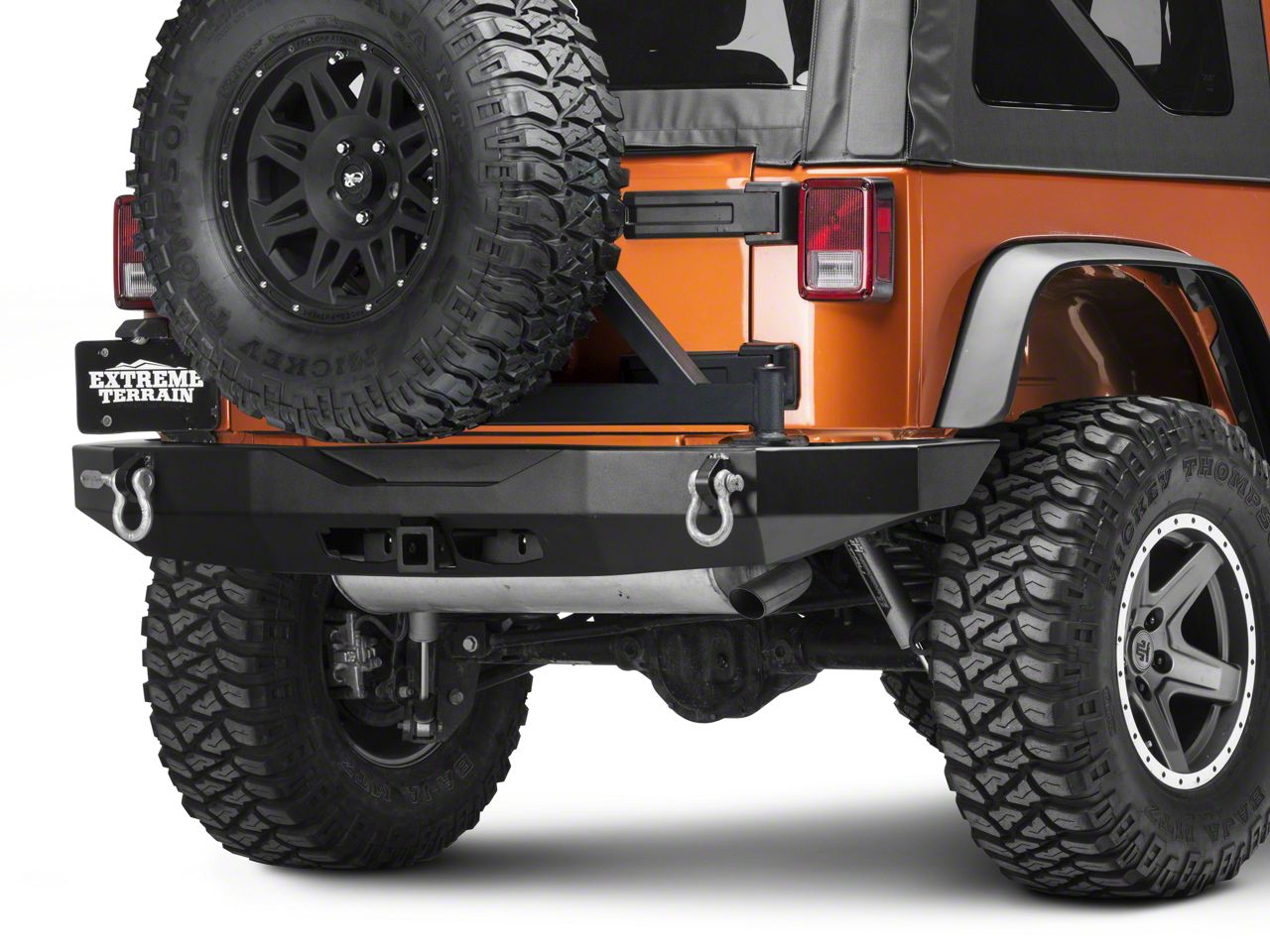 Rock-Slide Engineering Jeep Wrangler Steel Rigid Rear Bumper without ...