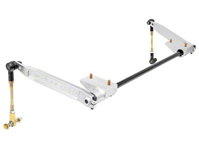 RockJock Antirock Front Sway Bar Kit with Billet Aluminum Arms and Aluminum Brackets; 1-Inch Bar (20-24 Jeep Gladiator JT)