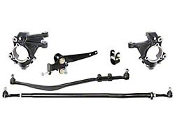 RockJock High Steer Knuckle Kit for Stabilizer Shock (20-24 Jeep Gladiator JT)