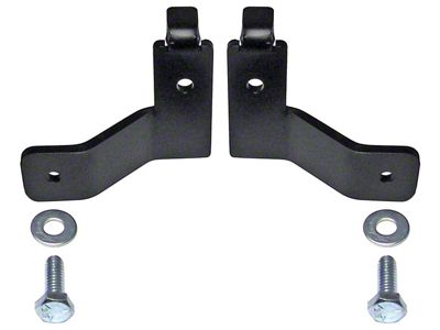 RockJock Front Brake Hose Relocation Bracket Kit (07-18 Jeep Wrangler JK)