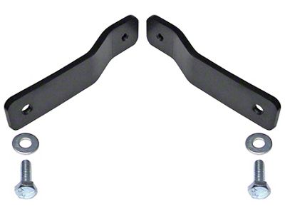 RockJock Rear Brake Hose Relocation Bracket Kit (07-18 Jeep Wrangler JK)