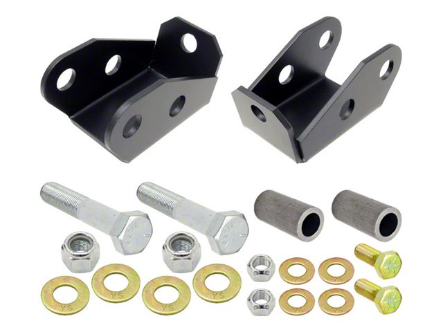 RockJock Rear Lower Shock Mount Extensions (97-06 Jeep Wrangler TJ)