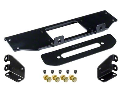 RockJock Winch Plate for OE Steel Bumper (18-24 Jeep Wrangler JL)