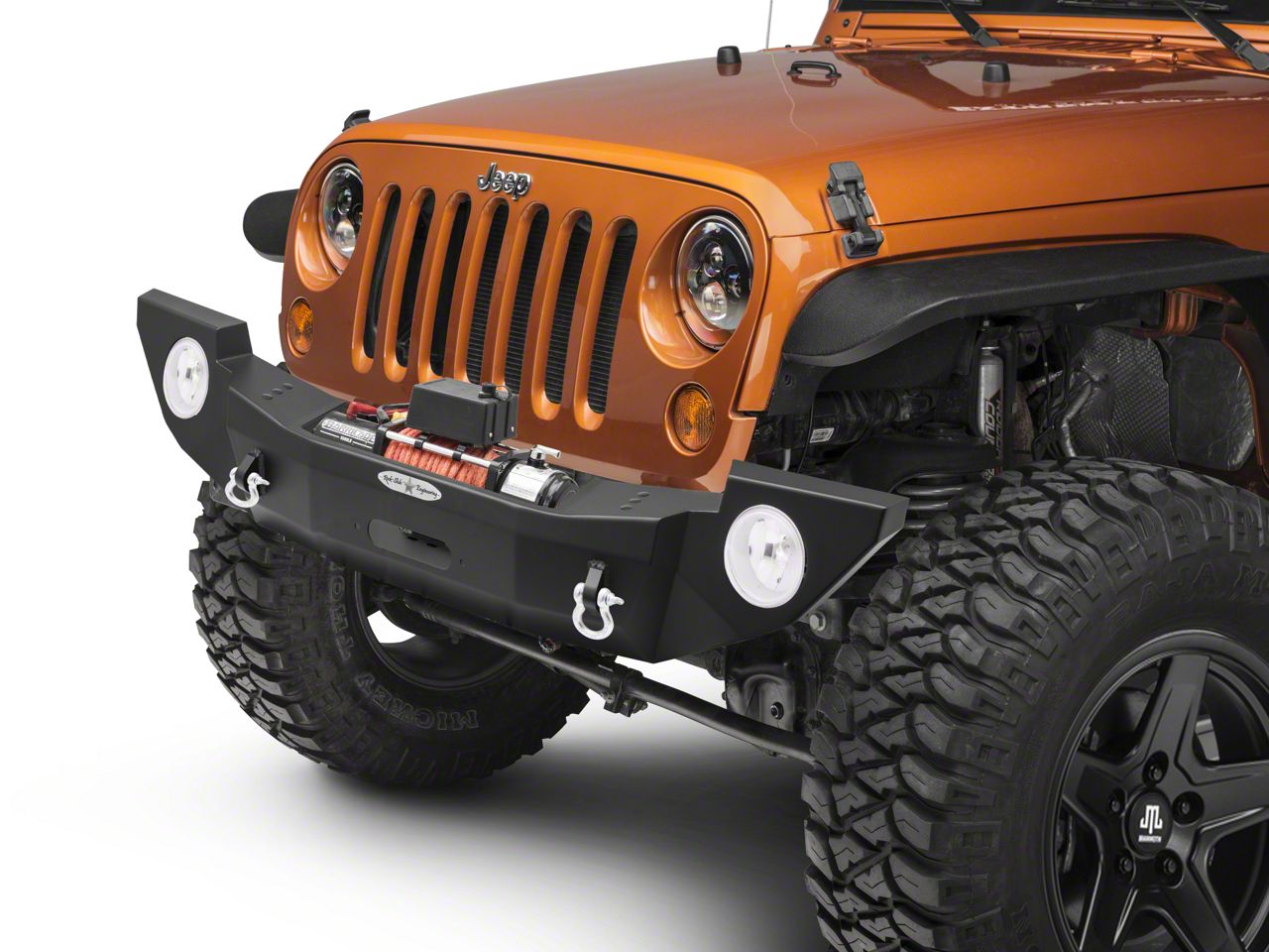 Rock-Slide Engineering Jeep Wrangler Rigid Series Full Winch Front ...