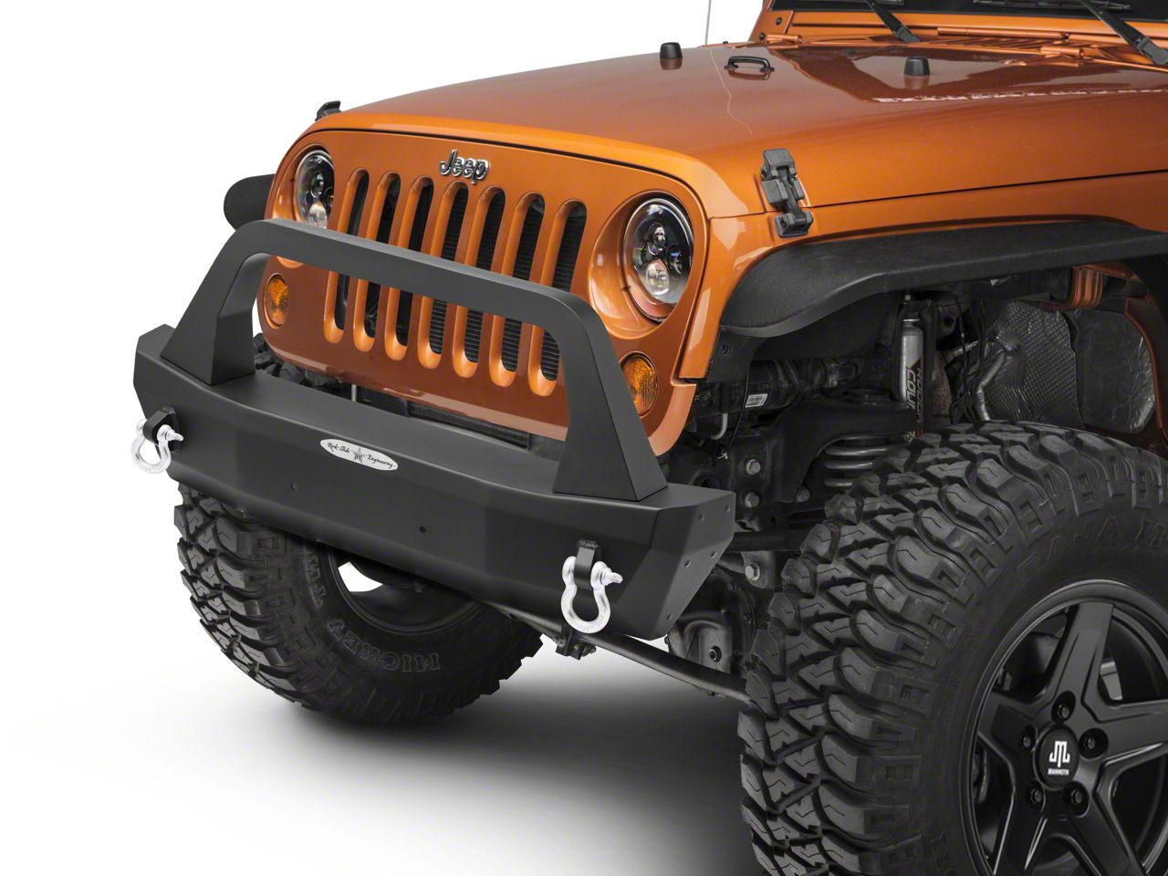 Rock-Slide Engineering Jeep Wrangler Rigid Series Shorty Front Steel ...