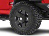 XD Rockstar Matte Black Wheel; 17x8; 10mm Offset (20-24 Jeep Gladiator JT)