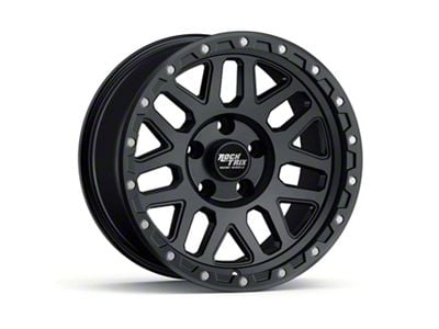 RockTrix Offroad RT110 Matte Black 6-Lug Wheel; 17x9; -12mm Offset (05-15 Tacoma)