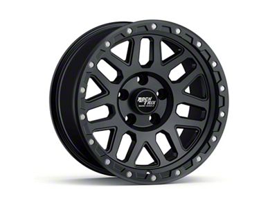 RockTrix Offroad RT110 Matte Black 6-Lug Wheel; 17x9; -12mm Offset (10-24 4Runner)