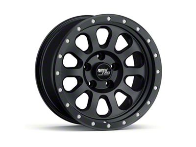 RockTrix Offroad RT111 Matte Black 6-Lug Wheel; 17x9; -12mm Offset (10-24 4Runner)