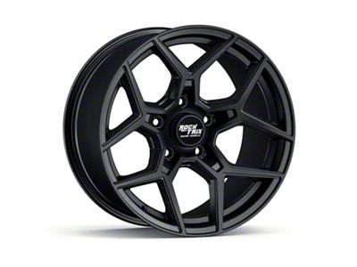 RockTrix Offroad RT105 Matte Black Wheel; 17x9; -12mm Offset (07-18 Jeep Wrangler JK)