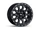 RockTrix Offroad RT111 Matte Black Wheel; 17x9; -12mm Offset (07-18 Jeep Wrangler JK)