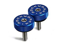 ROCKWORKX Hard Top Quick Removal Torx Thumb Screws; Blue (21-25 Bronco)