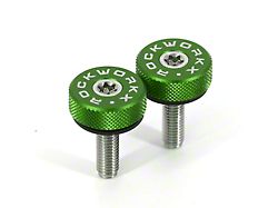 ROCKWORKX Hard Top Quick Removal Torx Thumb Screws; Green (21-24 Bronco 4-Door)